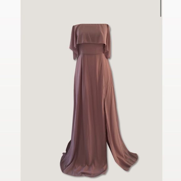Tobi Mauve Ruffle Top Maxi Dress - Picture 5 of 12